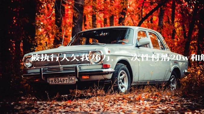 被执行人欠我26万，一次性付清20w和解，我该同意吗?