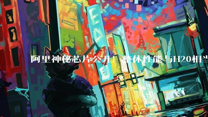 阿里神秘芯片公开！整体性能与H20相当，“中国版谷歌”来了？_模型_推理_Qwen