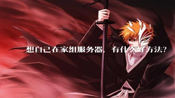 想自己在家组服务器，有什么好方法？