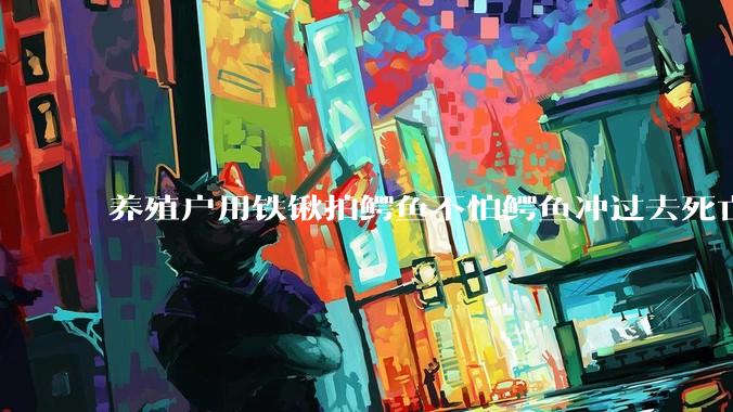 养殖户用铁锹拍鳄鱼不怕鳄鱼冲过去死亡翻滚吗？